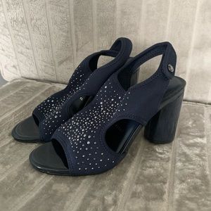 Anne Klein Akrebekah Navy Sandals